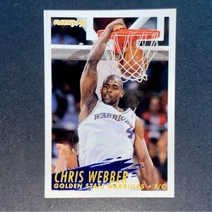 Chris Webber Rookie Card - 1994 Fleer